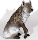 3D Tiere - Franzbogen, Sitzender Wolf